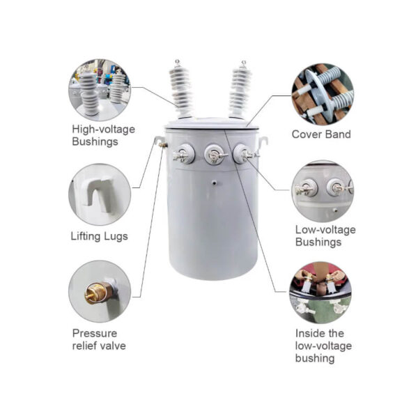 single phase pole mounted transformer​ (45)