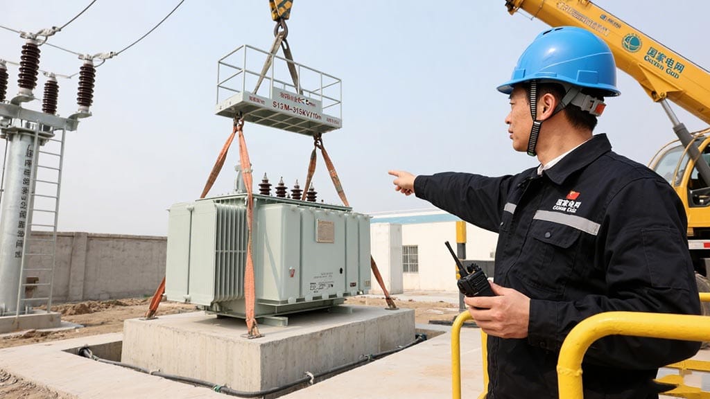 Platform-type-distribution-transformer