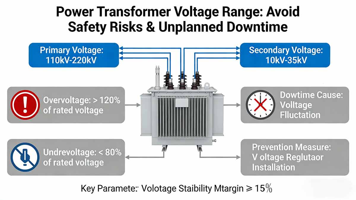 Power Transformer Voltage Range: Avoid Safety Risks & Unplanned Downtime 2 Power-Transformer-Voltage-Range-4