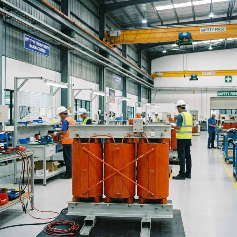 Oil-immersed-and-dry-type-transformers-in-a-manufacturing-facility-3