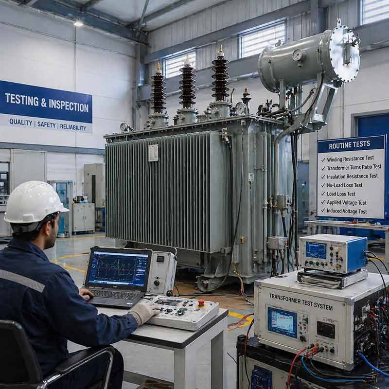 Power-transformer-routine-testing-and-factory-acceptance-testing
